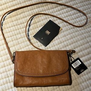 NWT Frye Wallet Crossbody Terra (Cognac)